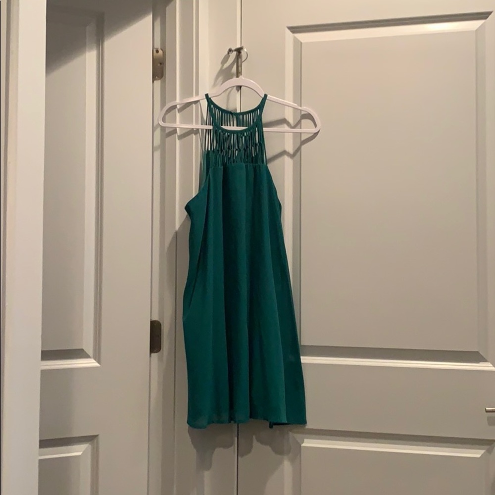 Green Lulus mini dress